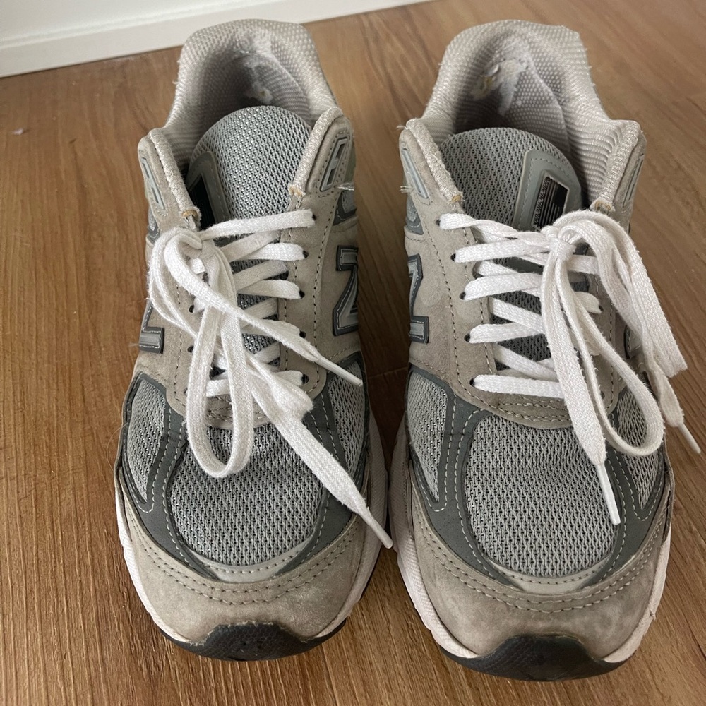 New Balance Gray and White Women's Sneakers